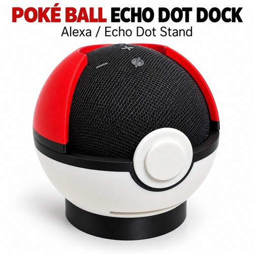 Poké ball style stand dock - poké,